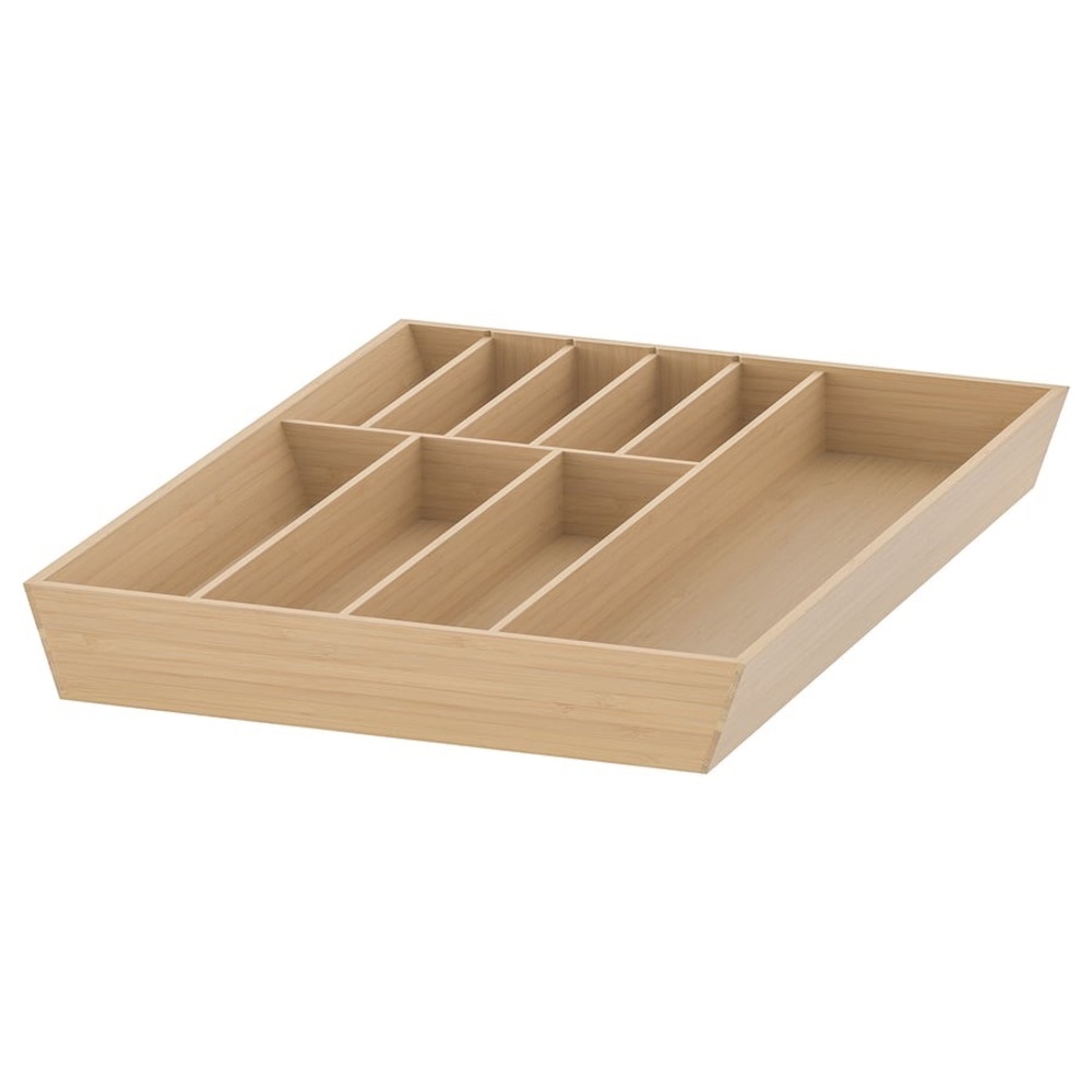 IKEA UPPDATERA Bamboo Flatware Tray Drawer Organizer 15x19.5”